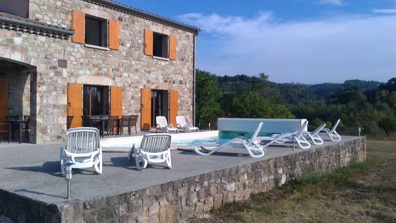 Location De Gites Les Sources Chambonas/Les Vans Esterno foto
